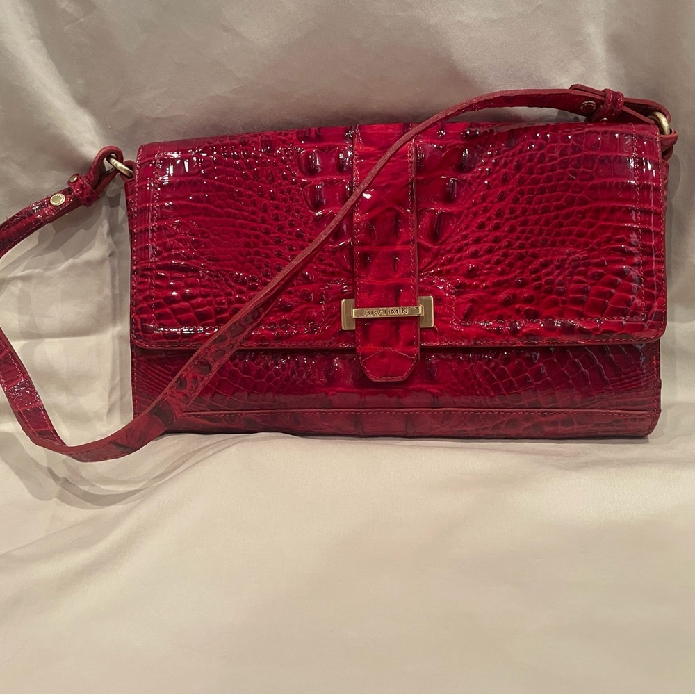 Red Brahmin Handbag